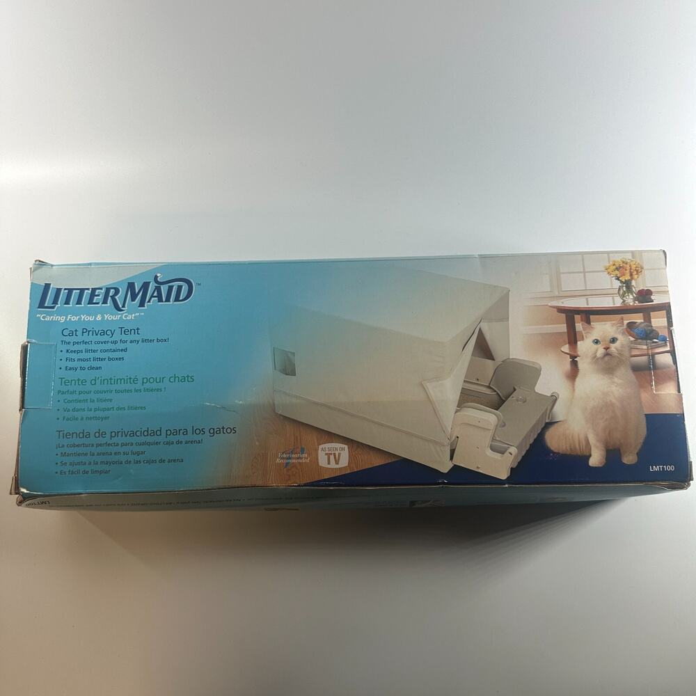Littermaid Cat Privacy Tent LMT100 Litter Box Cover Open Box In Packaging